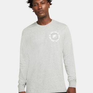 Nike Men's Spring JDI LS Top Grey Long Sleeve T